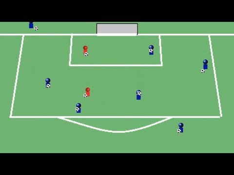 Fútbol Base juegos para el calentamiento
