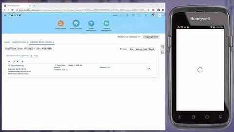 Oracle Supply Chain Management Cloud Work Order Functions