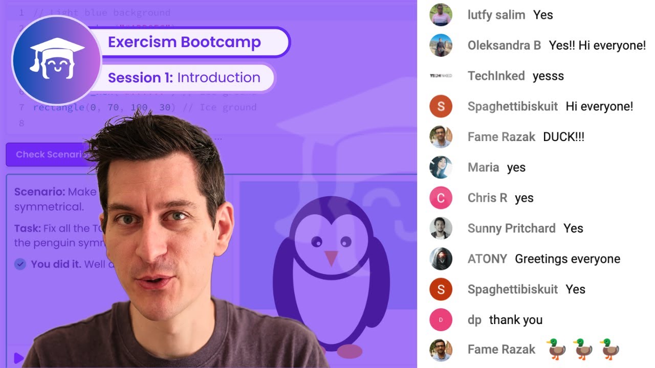 Learn to code in 2025! Exercism Bootcamp: Introductory Session. - YouTube