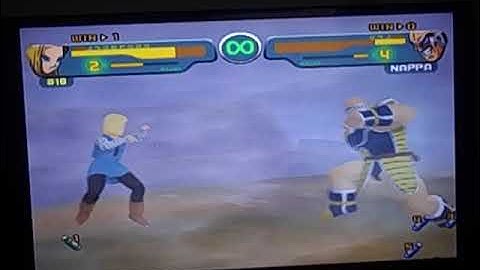 Dragon Ball Z Budokai(Gamecube)-Android 18 vs Nappa