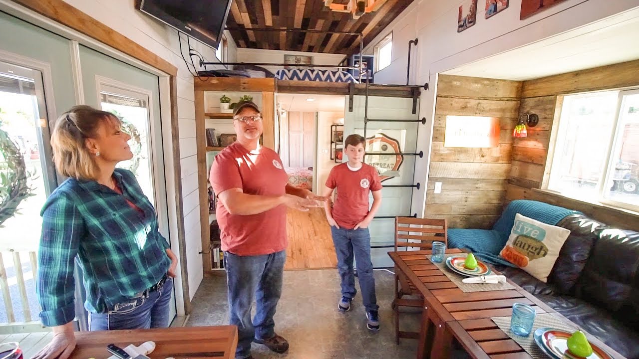 5th wheel tiny house 3 bedroom family builds amazing diy 5th wheel tiny house with expanding slides slides 5th wheel tiny house 3 bedroom family builds amazing diy 5th wheel tiny house with expanding slides slides