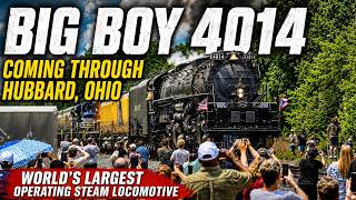 World’s Largest Steam Locomotive ROARS Through Hubbard, Ohio! Union Pacific’s legendary Big Boy 4014