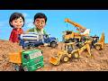 Construction Vehicles Names for Kids | Learn Trucks, Excavators, Bulldozers & More
