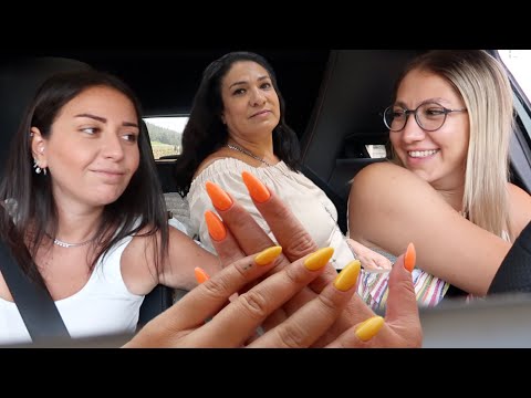 YAPMADIĞIMIZ ŞEY KALMADI💅🏽💆🏼‍♀️| kız kızayız, araba sohbeti, bakım günü saç-tırnak, mudanya vlog