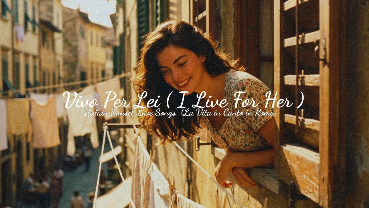 Tu Soltanto Tu ( You Only You ) 💞 Italian Sunset Love Songs  (La Vita in Canto in Rome)