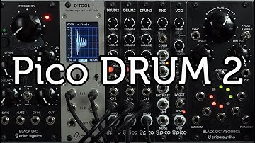 Erica Synths Pico Drum 2 sound demo