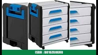 Sortimo WorkMo Module - 4 Drawers H6 with Full Extension - Modular Workshop Trolley for