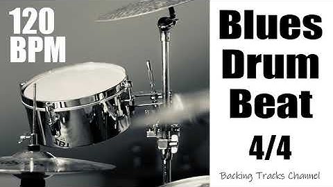 Blues Shuffle Drum Track - 120bpm