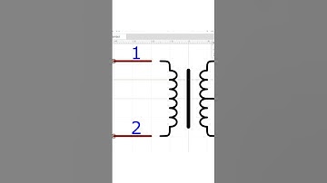 AC Transformer schematic symbol and PCB footprint design using EasyEDA  #linked_frequency