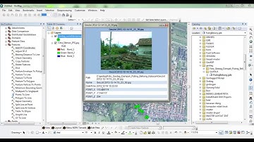 Thêm ảnh vào Arc Gis. theo thuộc tình của ảnh, định vị GPS có sẵn trong ảnh