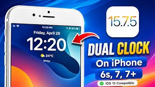 iPhone Hidden Feature! Add Dual Clock on iOS 15.7.5 ⏰ (iPhone 6s, 7 & 7 Plus) screenshot 5