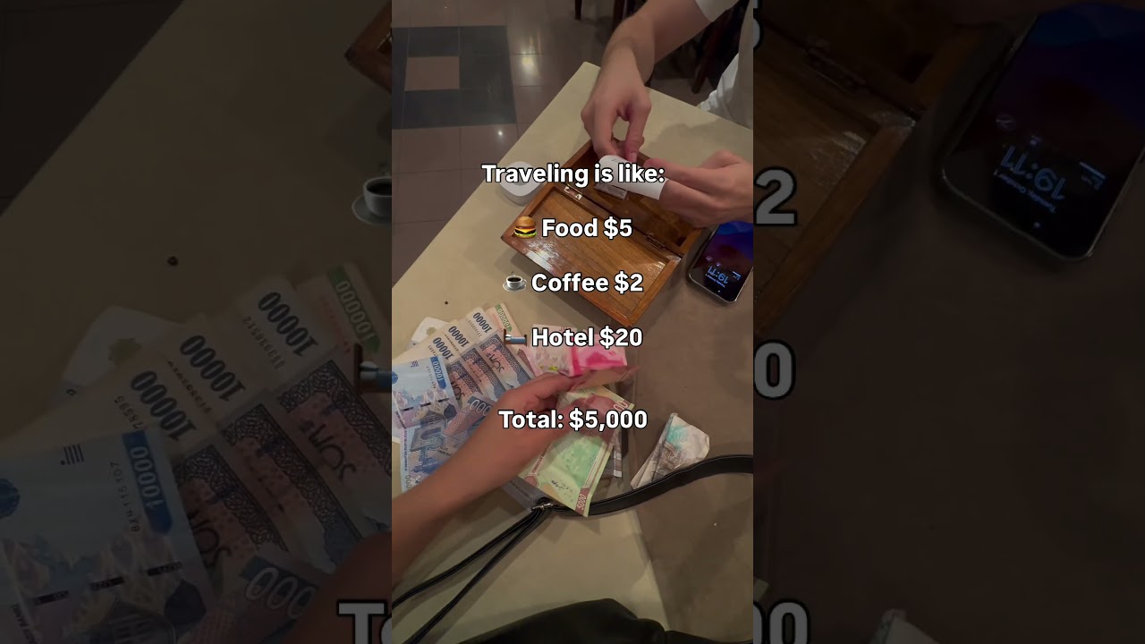 Traveling is like this…