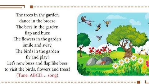 The trees in the garden rhymes song Ennum Ezhuthum my garden rhymes song class 1,2 & 3 rhymes song