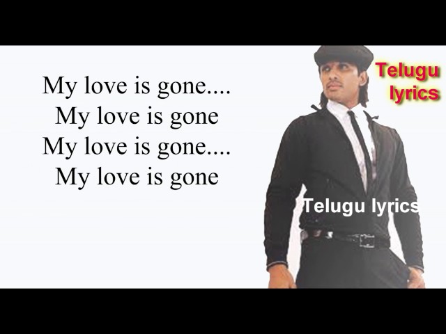 My Love is Gone Song Lyrics | Aarya2 Telugu Movie | Allu arjun | Kaja | class=