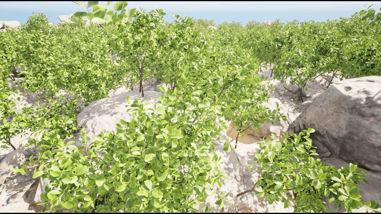 Using Foliage to create environment in unreal engine 5.1 tutorial - YouTube