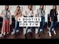 TOP 6 BOOTS FOR FALL AND WINTER | OUTFIT IDEAS