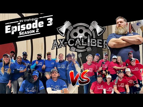 Axe Throwing Face Off - RV Unplugged Episode 3
