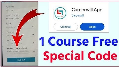 careerwill referral code | referral code for careerwill app | Careerwill app ka referral code