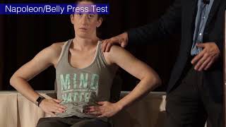 Dr. Brian Feeley, MD, presents a shoulder exam at UCSF Primary Care Sports Medicine Conference
