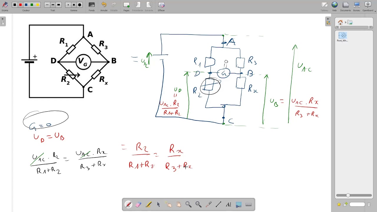 Résistances - Wheatstone