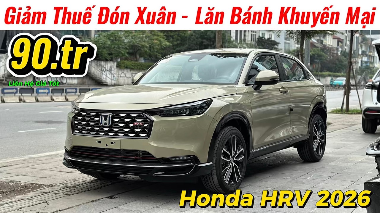Giá Xe Honda HRV 2026 Giảm Mạnh Đầu Xuân | Tổng Khuyến Mại Lên Đến 90Tr Rồi | Giá Xe Việt