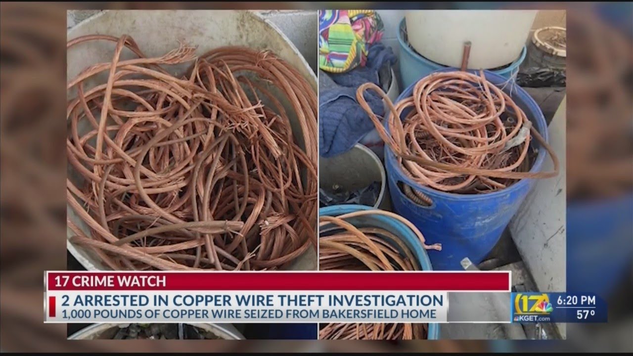 KCSO About 1,000 pounds of copper wire stolen, 2 arrested YouTube