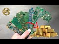 Gold recovery from 35 kg mobile phone circuit boards  recover gold from mobile phone circuits