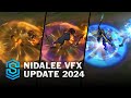 Nidalee vfx update comparison  league of legends