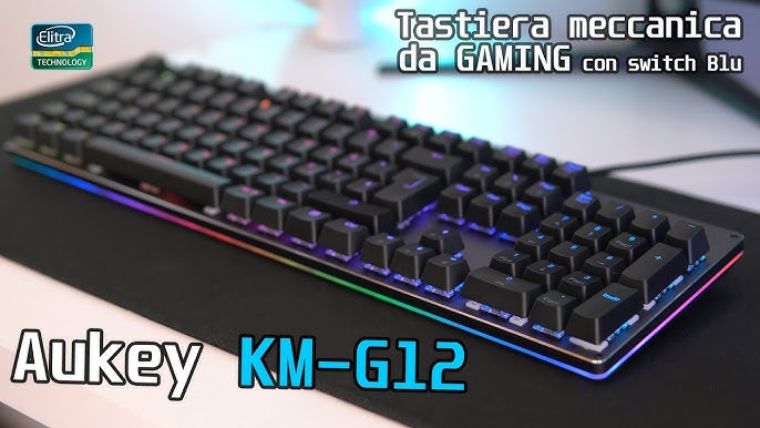 Test du clavier gaming rétroéclairé AUKEY KM-G12 : performant et pas cher !