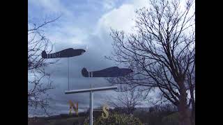 Sign written Spitfire windvane
