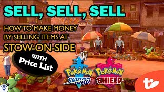 Making Money: Stow-on-Side Twin Item Requests & Sale Prices | Pokemon Sword & Shield