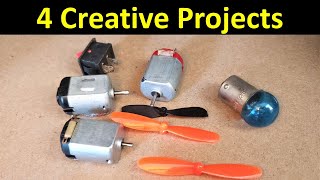 4 Creative DC Motor Projects