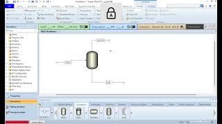Flash Distillation Simulation in Aspen Plus V14