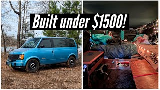 Unique Chevy Astro adventure van build!