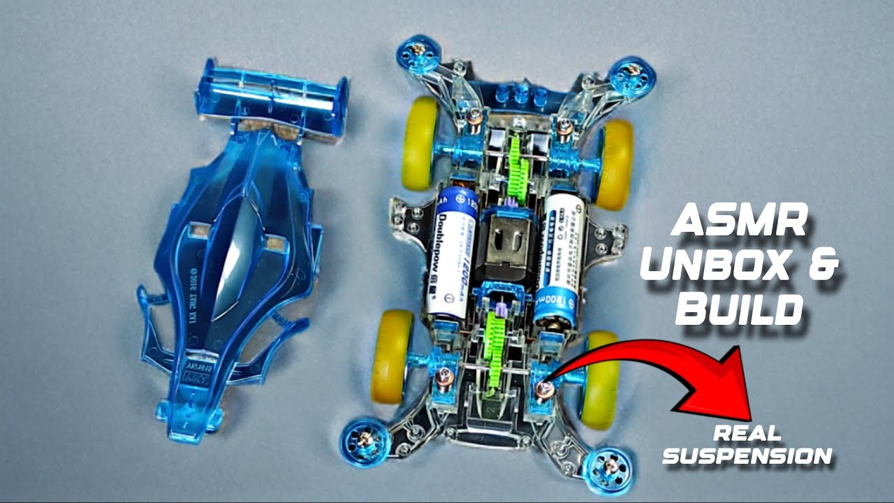 Unbox & Build Mini4WD yika Dark Horse ASMR - YouTube