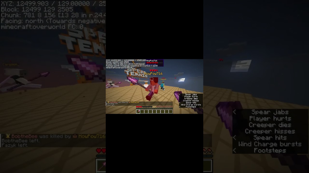 More Spear Tennis: Long Form Tomorrow 