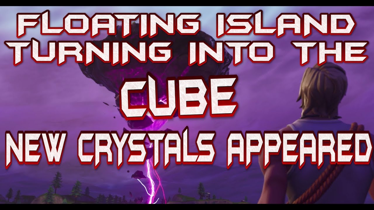 FORTNITE - FLOATING ISLAND UPDATE - MORE PURPLE CRYSTALS APPEARED AFTER ACTIVATING RUNE #2