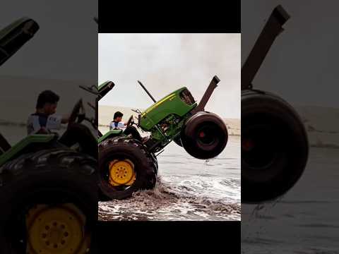 John Deere Tractor 😱 #viralvideo #tractor
