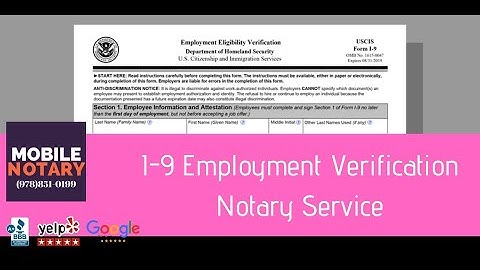 Notarize I9 Form, Remote I-9 Employment Verification In Massachusetts and New Hampshire