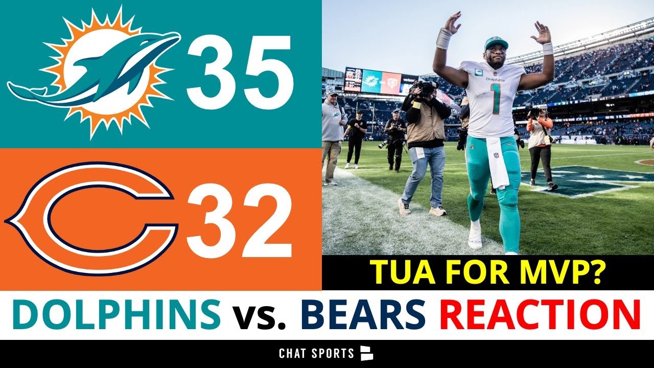 DOLPHINS WIN! Dolphins vs Bears Recap Tua Tagovailoa, Tyreek Hill Lead