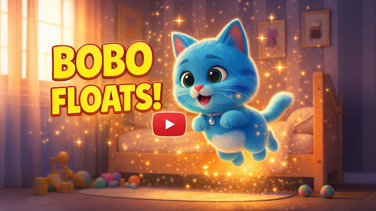 Bobo the Floating Kitty! Magical Adventure for Toddlers