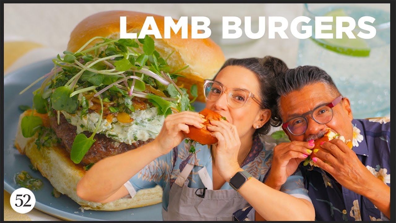 The Juiciest Lamb Burger with Carla’s Salsa Very Verde | Sweet Heat with Rick Martinez | Food52