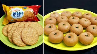 নতুন পদ্ধতিৰে বনোৱা Marie Biscuit Peda | More Tasty Marie Gold Biscuit Pera Recipe in Assamese screenshot 3