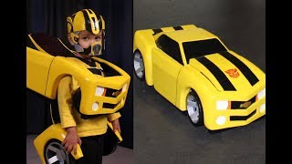 Bumblebee Costume DIY Tutorial Part 1 of 4  Best Transformers Costume Ever