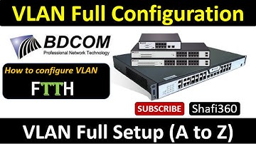 VLAN Full Configuration Step By Step || How to create VLAN || VLAN Basic Configuration || Shafi360