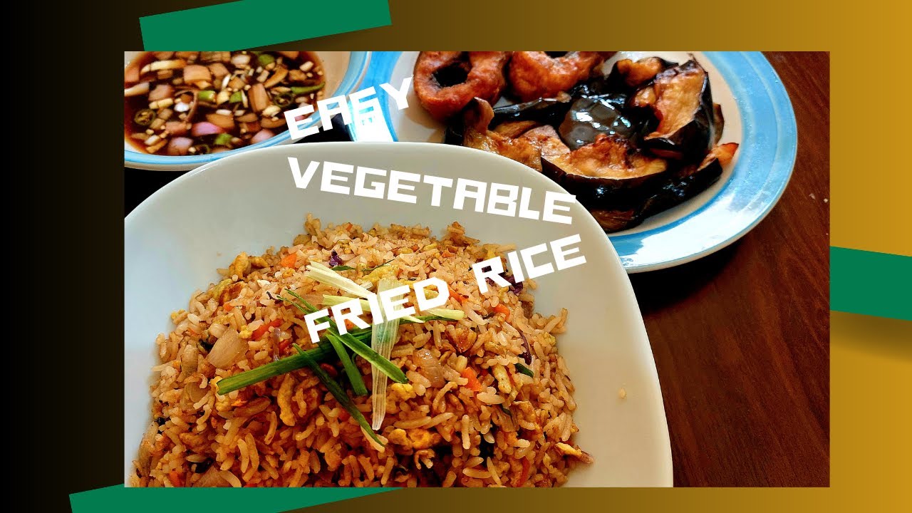 How to make a delicious fried rice Important sauces to add are soy