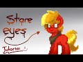 How to make stare eyes in Pony Town :]