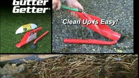 Gutter Getter tools make gutter cleaning easy!