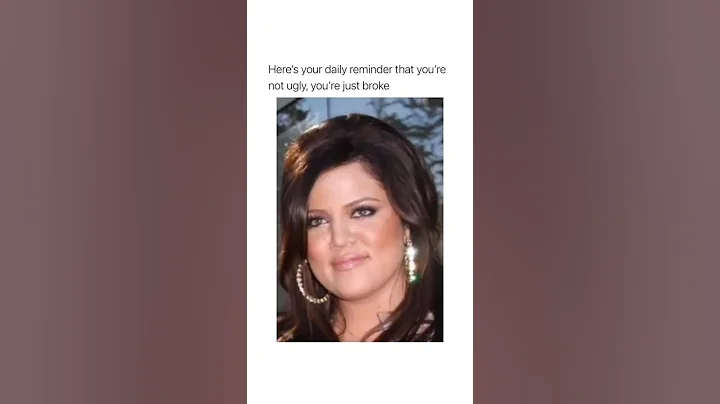 You Are Not Ugly You're Just Broke