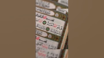 حافظوا على سورة الإخلاص لأنها تعادل ثلث القرآن ⁦❤️⁩